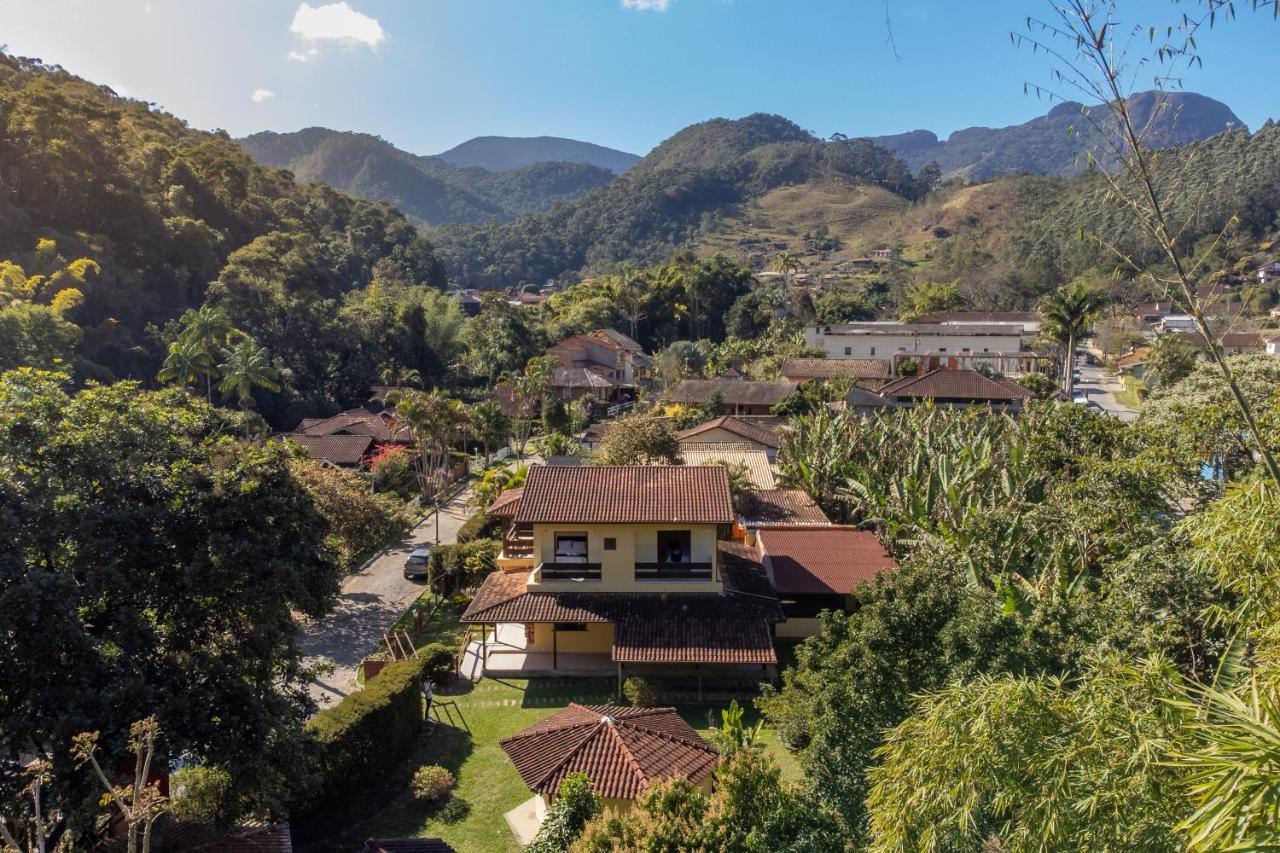 Casa Di Maria 4 Quartos A 500M Centro - Sauna, Piscina, Fogao A Lenha, Churrasqueira - Acesso Privativo Ao Ao Rio - Ideal Para Familias Nova Friburgo Luaran gambar
