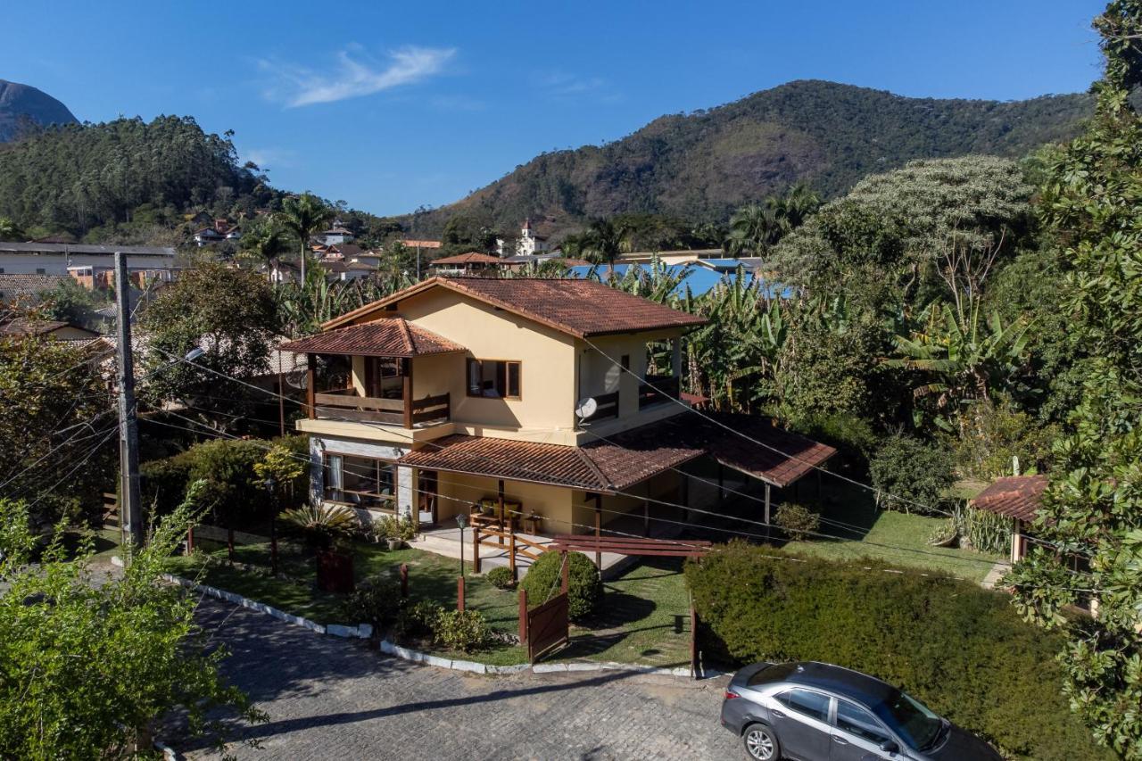 Casa Di Maria 4 Quartos A 500M Centro - Sauna, Piscina, Fogao A Lenha, Churrasqueira - Acesso Privativo Ao Ao Rio - Ideal Para Familias Nova Friburgo Luaran gambar