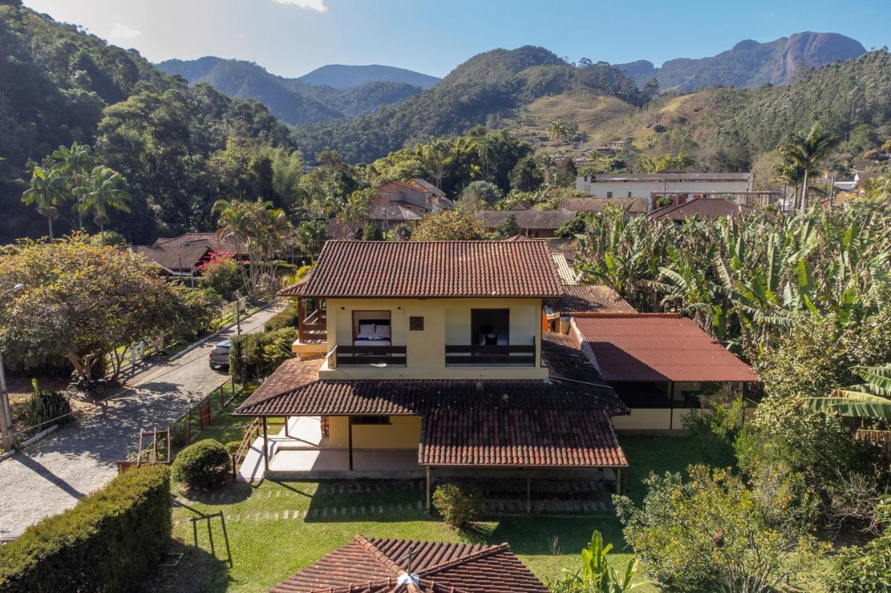 Casa Di Maria 4 Quartos A 500M Centro - Sauna, Piscina, Fogao A Lenha, Churrasqueira - Acesso Privativo Ao Ao Rio - Ideal Para Familias Nova Friburgo Luaran gambar